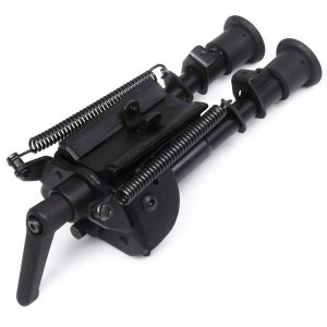 Harris style 6-9 Inch Tactical Swivel Bipod with Built in Podlock