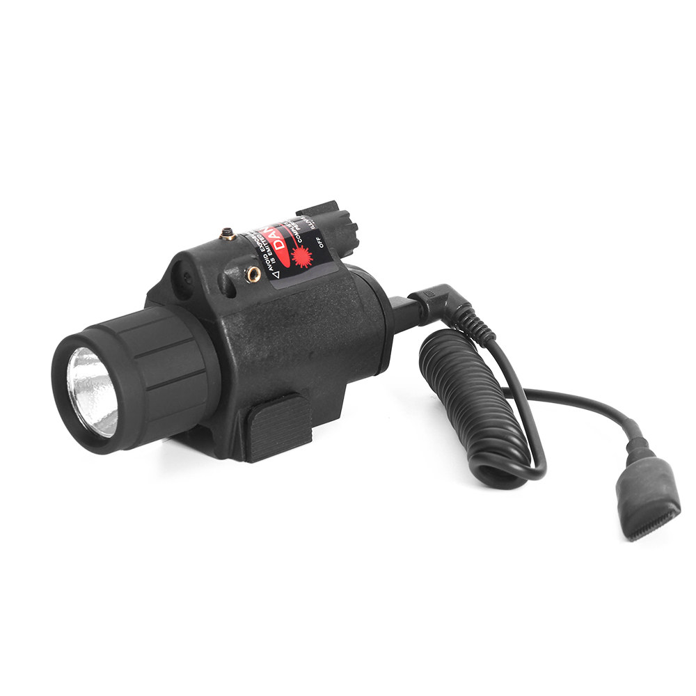 Tactical Pistol Red Laser Sight with Bright LED Flashlight Combo - Image 4