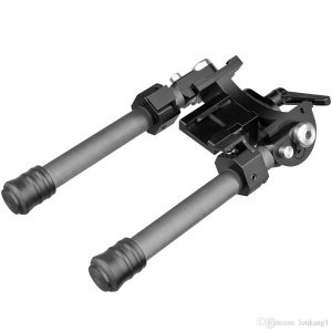 Tactical LRA Light Carbon Fiber Bipod For Hunting Rifle